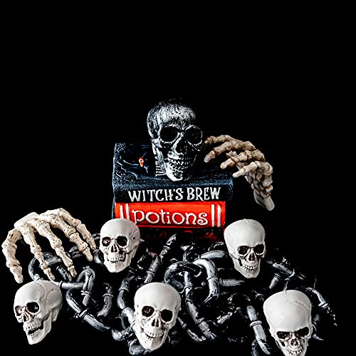 Haconba 2 Pack 6 Feet Halloween Chains Plastic Chains Props Decoration Prison Chain for Halloween Party Decoration Cosplay Accessory