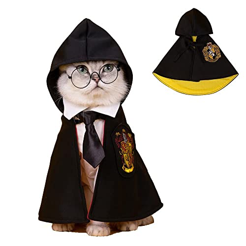Dog Cat Halloween Costumes Cape Pet Halloween Apparels Cosplay Costume Pet Photo Props Supplies for Halloween & Christmas (Cape Only)