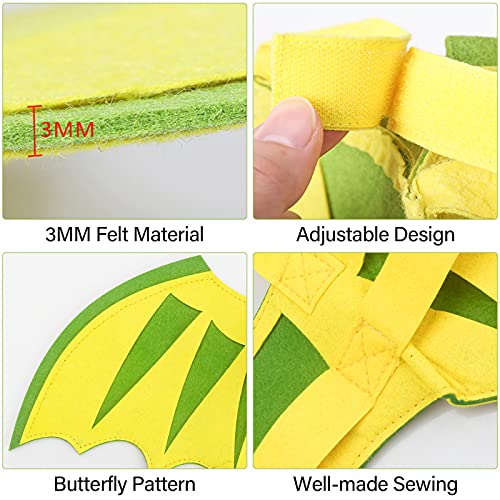 Dragon Wings for Dogs Dog Halloween Costumes for Dogs, Cat Wings Pet Dragon Wings Funny Cat Dog Costume Wings, Pet Dog Wings Halloween Dog Dinosaur Wings Cat Halloween Costumes for Cats Small Dogs