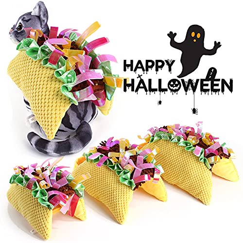 Dog Taco Costume Halloween Costumes for Dogs, Funny Taco Pet Costume Dog Halloween Costumes, Halloween Christmas Apparel Halloween Cosplay Costumes for Small Medium Dogs Cats