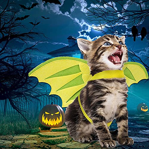 Dragon Wings for Dogs Dog Halloween Costumes for Dogs, Cat Wings Pet Dragon Wings Funny Cat Dog Costume Wings, Pet Dog Wings Halloween Dog Dinosaur Wings Cat Halloween Costumes for Cats Small Dogs