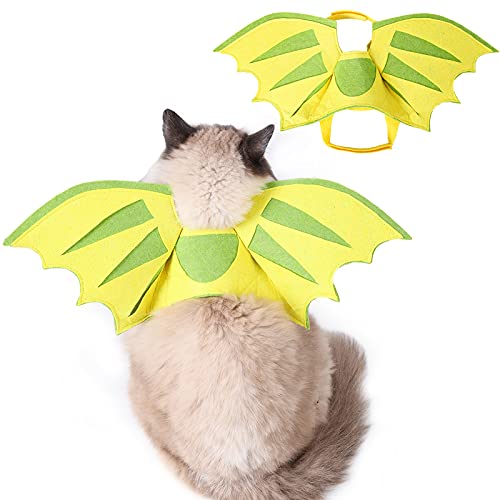 Dragon Wings for Dogs Dog Halloween Costumes for Dogs, Cat Wings Pet Dragon Wings Funny Cat Dog Costume Wings, Pet Dog Wings Halloween Dog Dinosaur Wings Cat Halloween Costumes for Cats Small Dogs