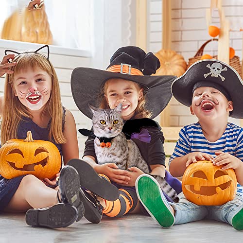 YUJUN Cat Halloween Costume Pets Bat Wing with Pumpkin Shaped Jingle Bells Accessory for Puppy Kitten Halloween Party Costume Supplies