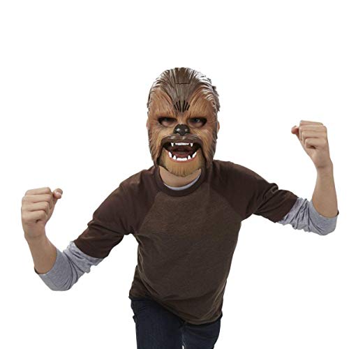 Star Wars Movie Roaring Chewbacca Wookiee Sounds Mask, Funny GRAAAAWR Noises, Sound Effects, Ages 5 And Up, Brown (Amazon Exclusive)