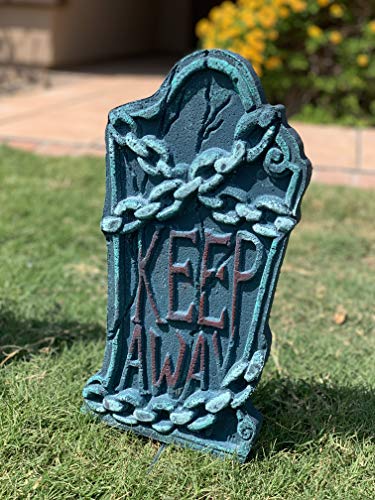 JOYIN 17” Halloween Foam Graveyard Tombstone (5 Pack), Headstone with Different Styles and Bonus Metal Stakes for Outdoor Indoor Halloween Yard Decorations