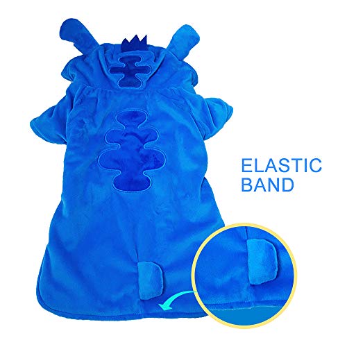 Pet Costume,Gimilife Dog Hoodie,Pet Xmas Pajamas Outfit, Pet Coat for Small Medium Large Dogs and Cats,Pet Disney Stitch Cartoon,Halloween and Winter -L