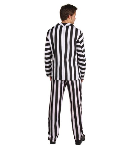Beetlejuice Deluxe Costume, Black/White, X-Large