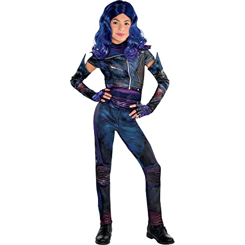 Party City Descendants 3 Mal Halloween Costume for Girls, Disney, Extra Large, Includes Jacket, Leggings and Gloves