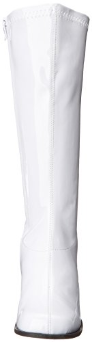 Ellie Shoes Women's Gogo Boot, White, 7 M US