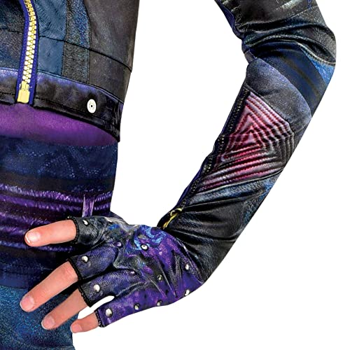 Party City Descendants 3 Mal Halloween Costume for Girls, Disney, Extra Large, Includes Jacket, Leggings and Gloves