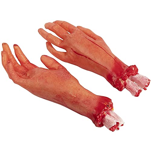 14 Pieces Fake Body Parts for Scary Halloween Decorations, Haunted House, Crime Scene Props
