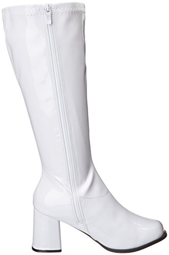 Ellie Shoes Women's Gogo Boot, White, 7 M US