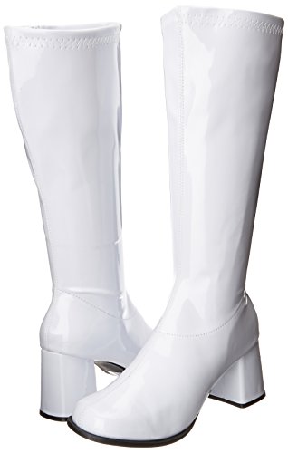 Ellie Shoes Women's Gogo Boot, White, 7 M US