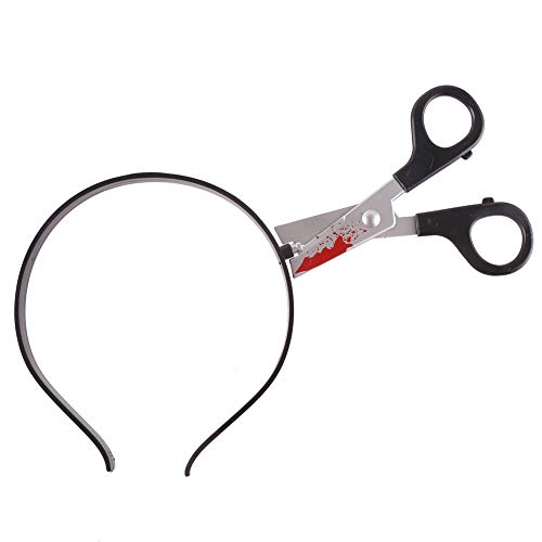 CCINEE 4 Pieces Halloween Costume Weapon Headband Bleeding Knife Headband Accessory Horrible Funny Prop for Party Favors