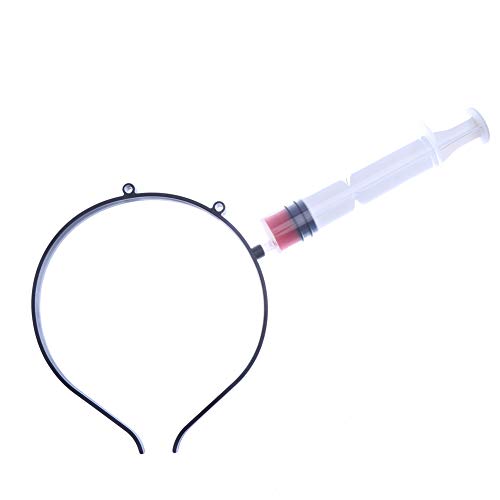 CCINEE 4 Pieces Halloween Costume Weapon Headband Bleeding Knife Headband Accessory Horrible Funny Prop for Party Favors