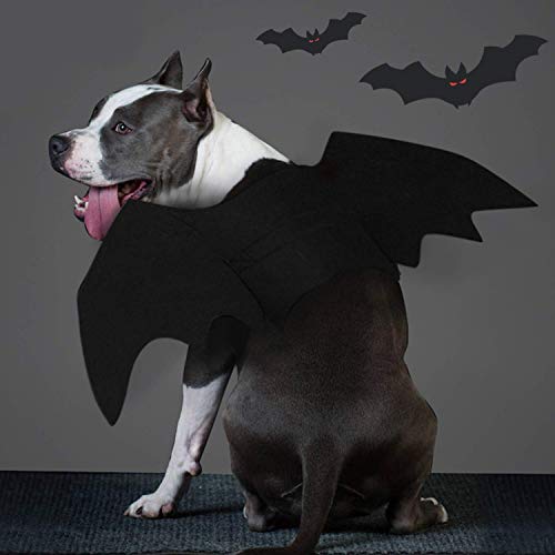 Rypet Dog Bat Costume - Halloween Pet Costume Bat Wings Cosplay Dog Costume Pet Costume for Party L