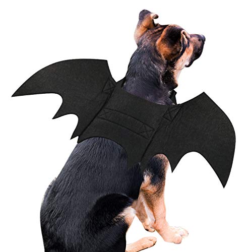 Rypet Dog Bat Costume - Halloween Pet Costume Bat Wings Cosplay Dog Costume Pet Costume for Party L