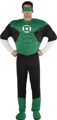 Green Lantern Deluxe Costume, Green, X-Large