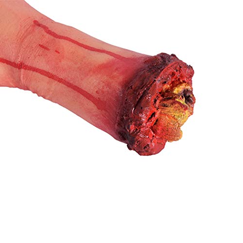 Halloween Blood Props Fake Scary Severed Hand Broken for Haunted House Halloween Vampire Zombie Party Decorations Supplies (Broken Hands(Left + Right))