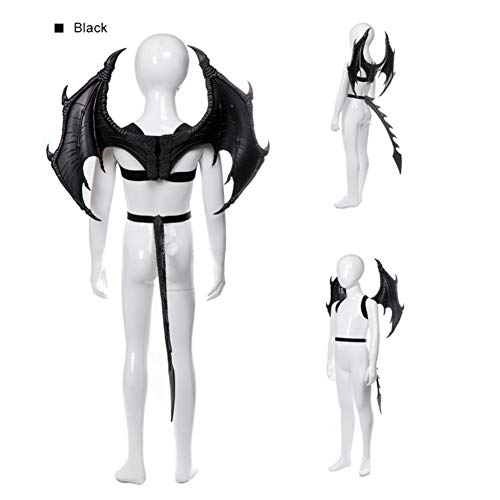 Forart Kids Fantasy Halloween Dinosaurio Dragon Costume Child Animal Mask Wing Tail Accessory for Halloween Party