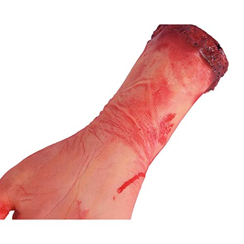 Halloween Blood Props Fake Scary Severed Hand Broken for Haunted House Halloween Vampire Zombie Party Decorations Supplies (Broken Hands(Left + Right))