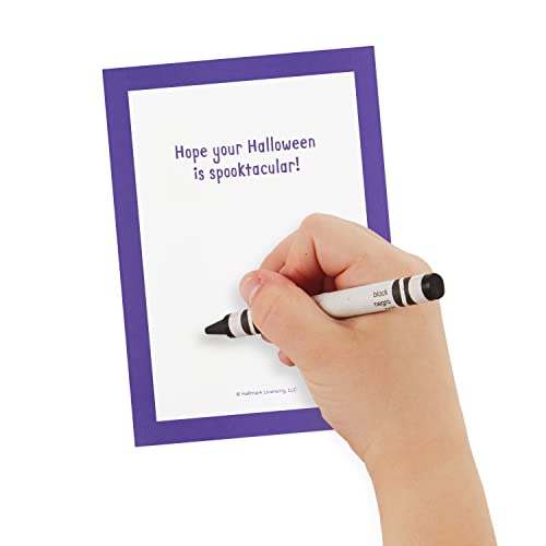 Hallmark Kids Halloween Cards Assortment with Stickers (2 Designs, 12 Flat Cards and Envelopes, 12 Sticker Sheets) (5ELT1008)