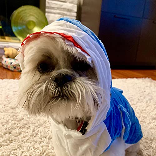 NACOCO Dog Shark Costume Cute Pet Clothes Halloween Holiday Coat Hoodie for Cats and Dogs(XS)
