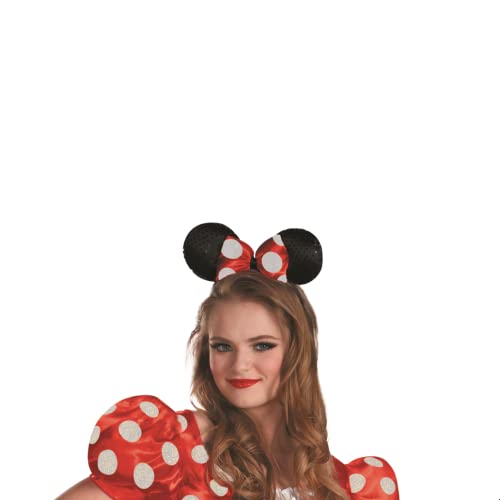 Disney Disguise Women's Red Minnie Mouse Classic Costume, Red/Black/White, X-Large
