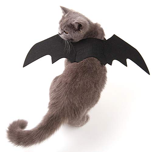 Pet Cat Bat Wings for Halloween, Cosplay Bat Wing Costume Decoration for Puppy Dog Cat
