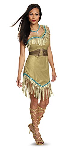 Disguise womens Disguise Pocahontas Deluxe adult sized costumes, Multi, M 8-10 US