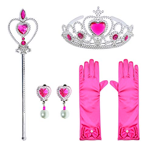 Luxury Princess Dress Costumes with Shining Long Cape Girls Birthday Party 7-8 Years
