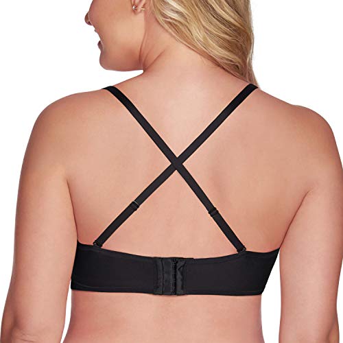 Vanity Fair womens Beauty Back Smoothing Strapless (34b - 44dd) Bra, Midnight Black, 36D US
