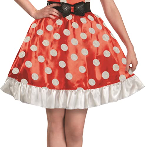 Disney Disguise Women's Red Minnie Mouse Classic Costume, Red/Black/White, X-Large