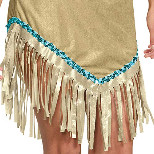 Disguise womens Disguise Pocahontas Deluxe adult sized costumes, Multi, M 8-10 US