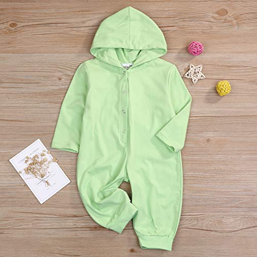 Baby Layette Set Infant Baby Boy Girl Dinosaur Hooded, Green, Size 0-3 Months