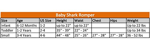 Rubie's unisex baby Shark Infant and Toddler Costumes, Yellow, 0-6 Months US