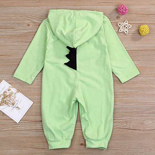 Baby Layette Set Infant Baby Boy Girl Dinosaur Hooded, Green, Size 0-3 Months