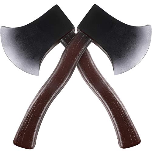 2 Pieces Halloween Axe Foam Hatchet Props Trick Props for Halloween Costume Party
