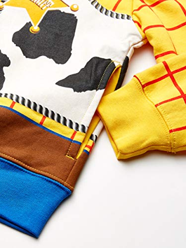 Disney Boys' Toddler Sheriff Woody Toy Story Costume Hoodie, Yellow, 5T