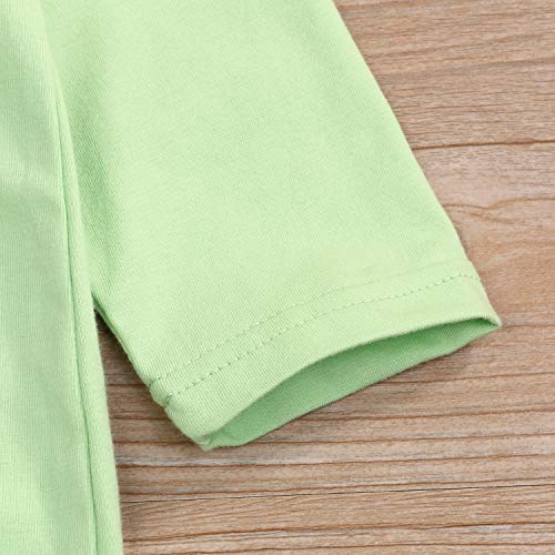 Baby Layette Set Infant Baby Boy Girl Dinosaur Hooded, Green, Size 0-3 Months