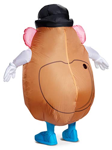 Disguise Men's Mr. Potato Head Inflatable Costume, Brown, One Size Adult