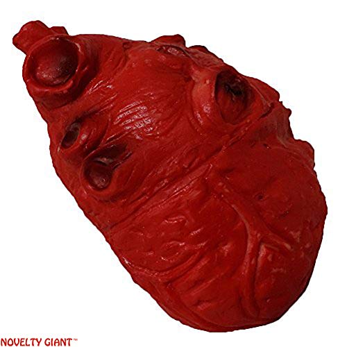 NOVELTY GIANT WWW.NOVELTYGIANT.COM Life Size Foam Heart Gory Halloween Prop