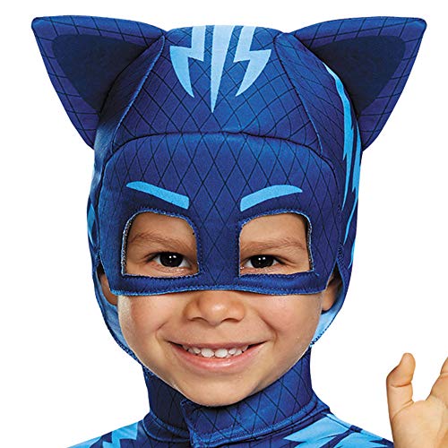 Disguise Catboy Classic Toddler PJ Masks Costume, Medium/3T-4T, Blue