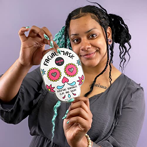 SpaLife Halloween Themed Dia de Muertos Facial Mask 9 Count