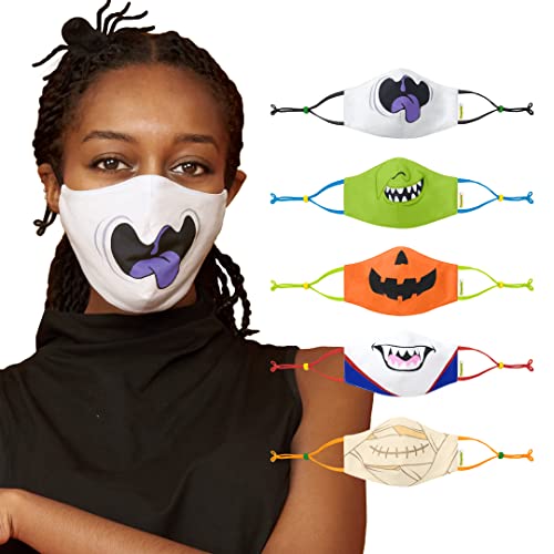 School Mask PackCrayola Reusable Cloth Teen/Adult Mask Set, Halloween