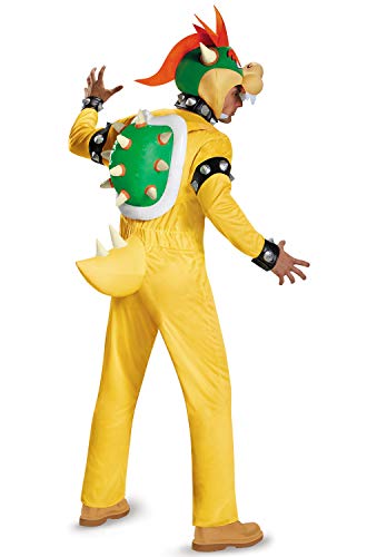 Disguise Men's Bowser Deluxe Adult Costume, Multi, X-Large