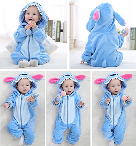 C-YOUNG Unisex-Baby Romper Animal Onesie Costume Cartoon Outfit Homewear