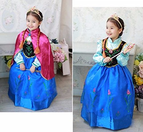 DreamHigh Halloween Princess Costume Girl's Dress With Cape Size 4 Years