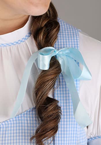 Adult Deluxe Kansas Girl Costume Women's Blue Gingham Dress Large