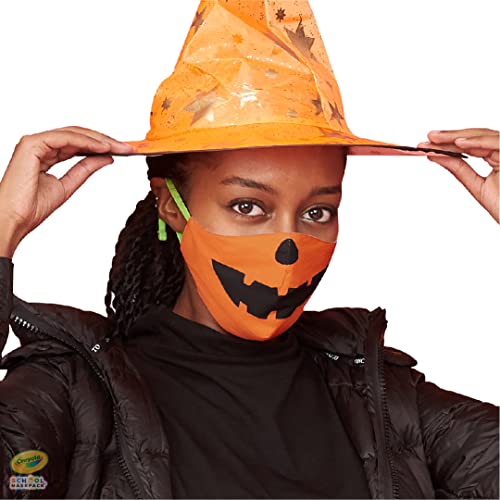 School Mask PackCrayola Reusable Cloth Teen/Adult Mask Set, Halloween